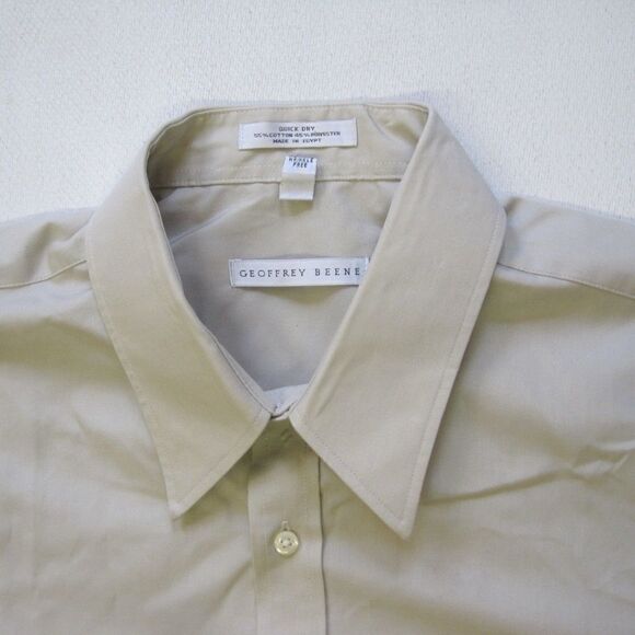 🌹GEOFFREY BEENE Shirt 17 34/35 Mens Long Sleeve - Picture 1 of 6